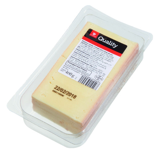 Raclette tranche 27% m.g. environ 16 tranches 