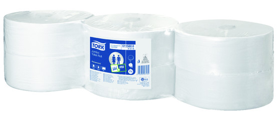 Papier hygiénique jumbo 2 plis blanc *env dimension 380 m