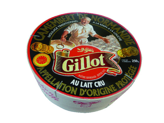 Export Camembert de Normandie AOP gillot noir louche au lait cru