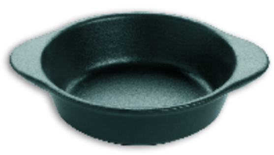 Plat rond fonte noir d180mm  