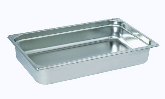 Bac gastronorme 1/1 en inox 530 x 325mm p 100mm/ contenance 13,5 lt