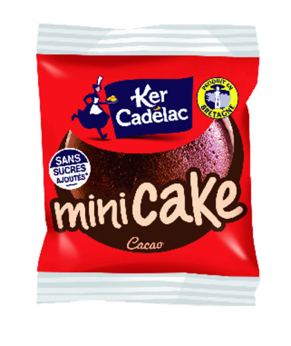 Mini cake cacao sans sucre ajouté 