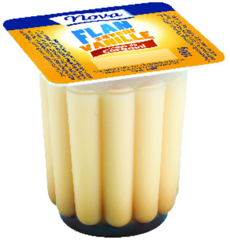 Flan nappé caramel  Pot de 100 g