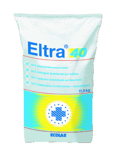 Eltra 40 lessive linge désinfectante pour blanchisserie