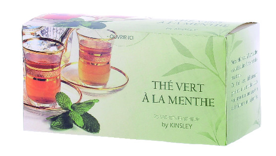 The vert a la menthe kinsley boite de 25 sachets 
