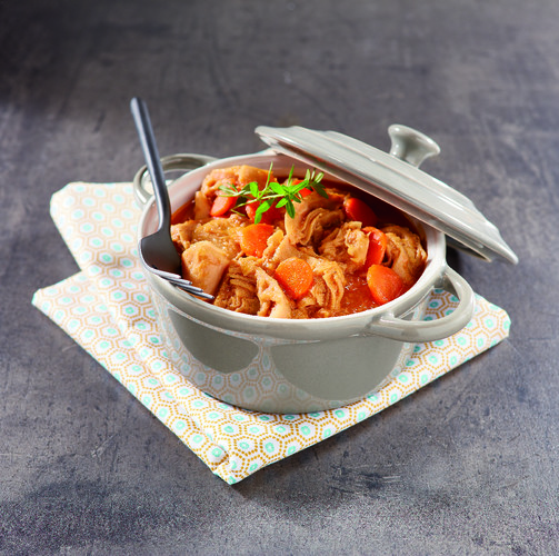 Tripe à la tomate sans alcool 