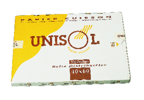 Papier cuisson Unisol dimension 40 x 60 cm boite distributrice