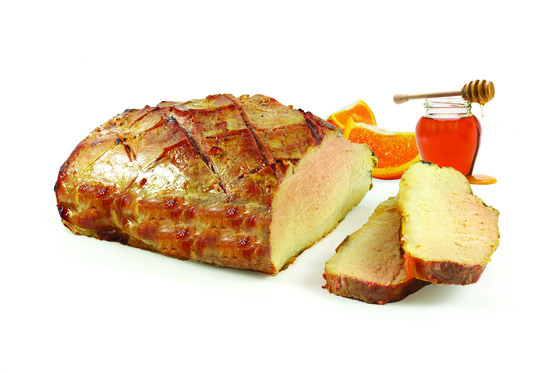 Noix jambon porc mariné miel orange 