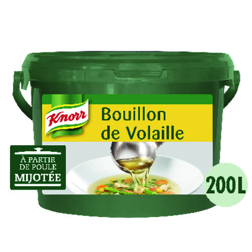 Bouillon de volaille pour 200 l knorr professional