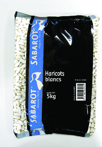 HARICOT LINGOT BLANC SAC DE 5 KG 