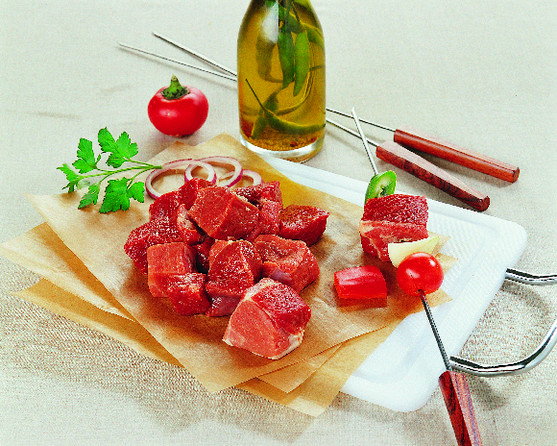 Cubes d'agneau pour brochette  