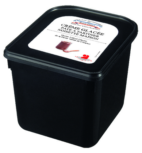 Crème glacée à la pâte à tartiner 
