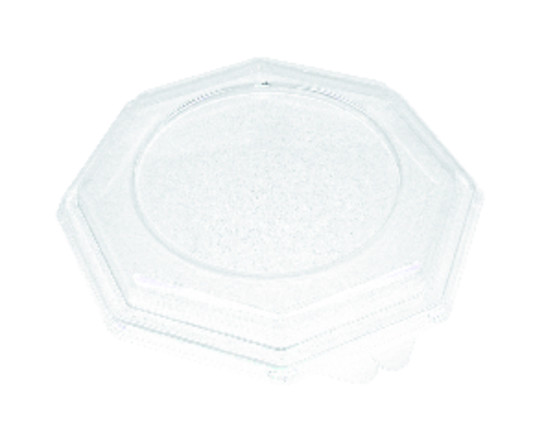 Couvercle transparent pour assiette octogonale 24 cm 