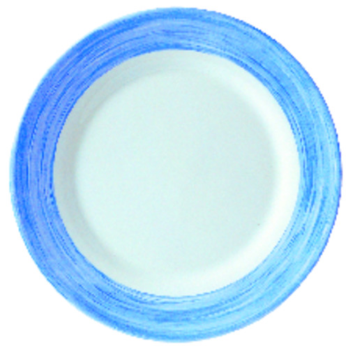 ASSIETTE CREUSE BRUSH BLEU 225  