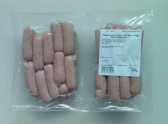 Saucisse petit déjeuner volaille pièce de 25 g