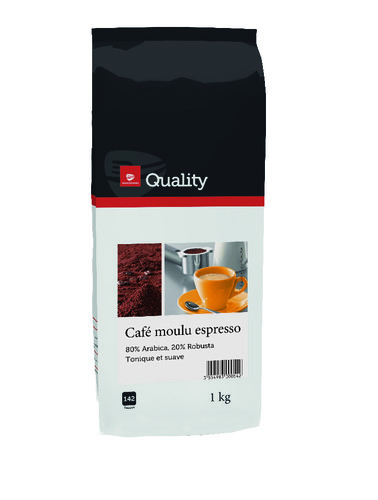 Café moulu espresso 80 % arabica - 20 % robusta 