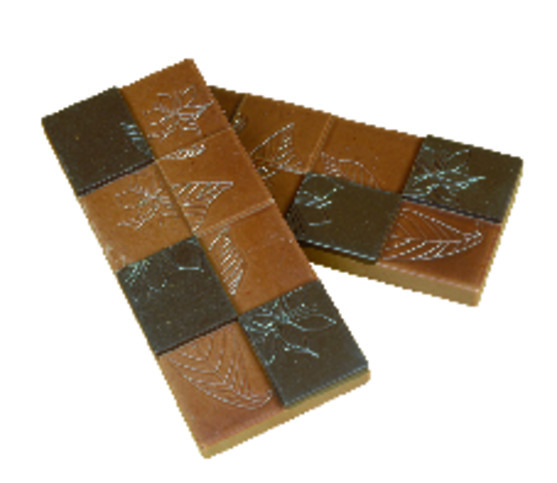 Plaque 3x2tablette fleur cacao  