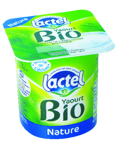 Yaourt nature bio pot de 125 g lot de 4 pots