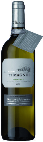 Les Charmes de Magnol Bordeaux Blanc 75cl Appellation Bordeaux controlée