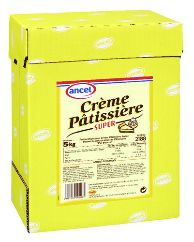 Creme patissiere a chaud super colis de 5 kg -