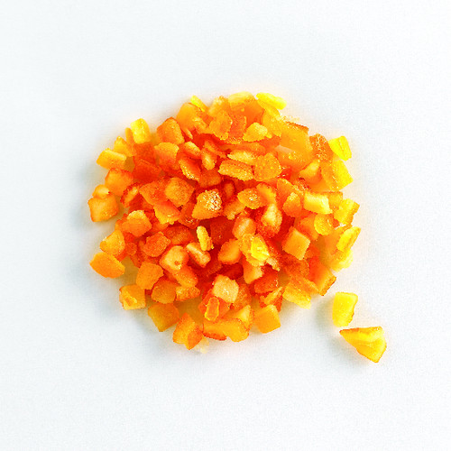 Cubes d'écorces orange confits - 6mm 