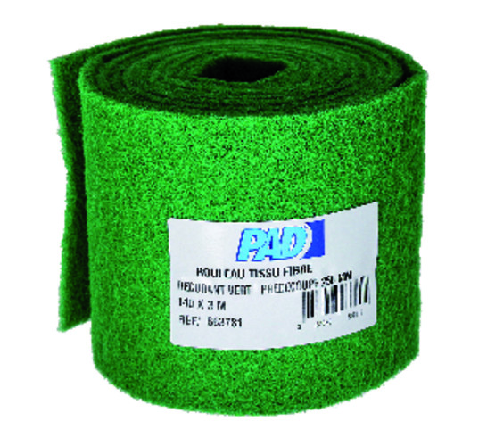 Rouleau tissu fibre prédécoupé vert