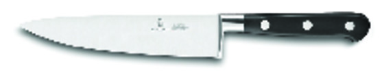 Couteau de cuisine forgé en inox long. 150mm