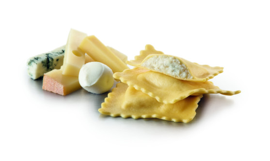 Raviolo 5 fromaggi (farce 5 fromages) 