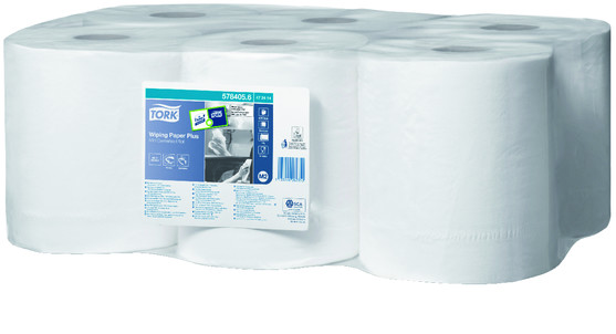 Essuie-tout Grande Capacité - Lot De 2 Bobines 150 Feuilles 25x19,5cm, Blanc