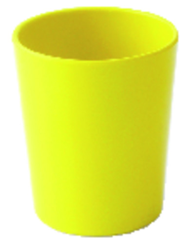 GOBELET 20CL MELAMINE JAUNE  