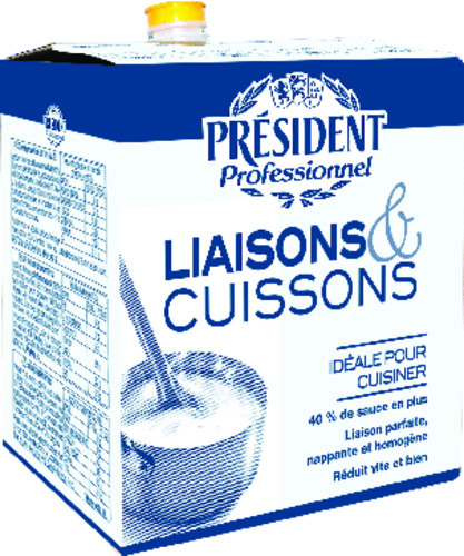 Crème légère cuisson & liaison 18% m.g. 