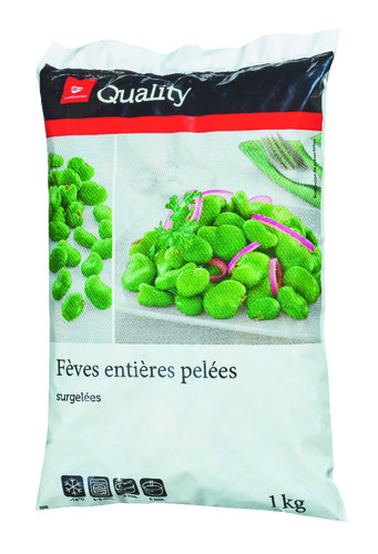 Fèves entières pelées  