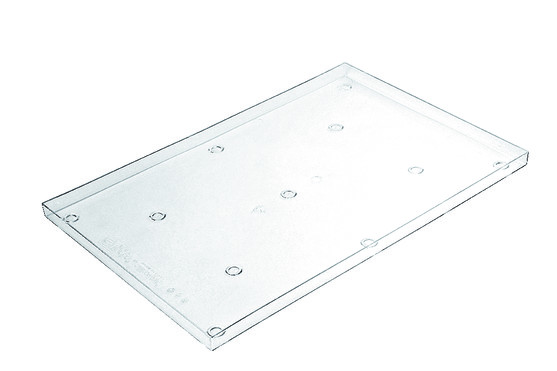 Plateau pour entremet transparent 60x40x2.2 cm