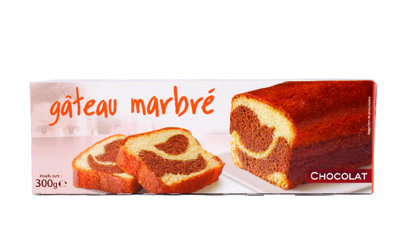 Gateau marbre chocolat paquet de 300 g 