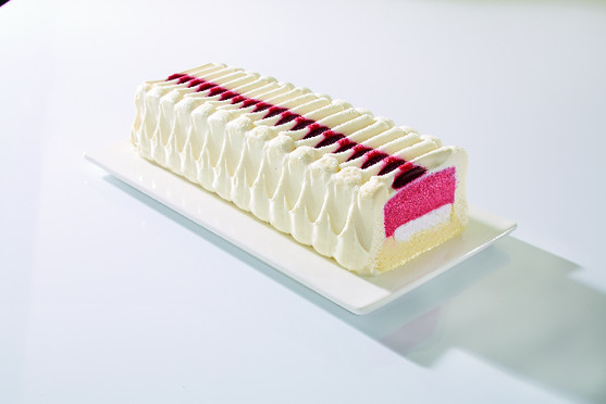 Vacherin vanille/framboise glace sensation