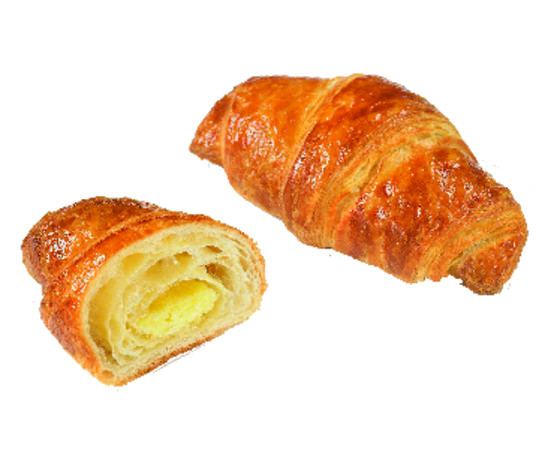 croissant amande beurre fin pret a cuire 