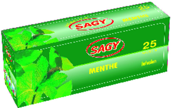 Infusion menthe boite de 25 sachets 