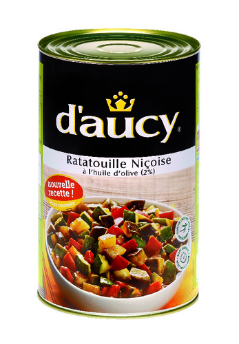 Ratatouille niçoise à l'huile d'olive (1.4%) 