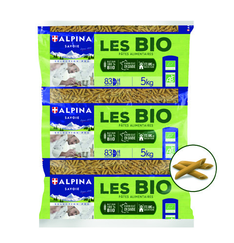 Penne grain entier bio 