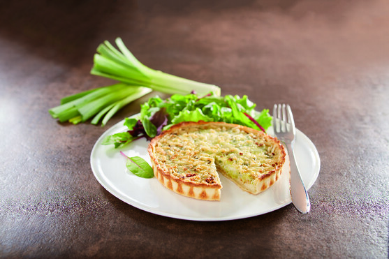 Tarte poireaux emmental pièce de 180 g colis de 20