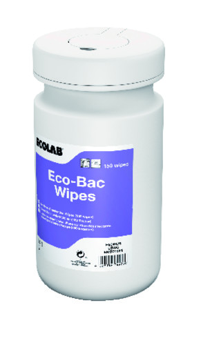 Eco bac wipes lingettes désinfectantes 