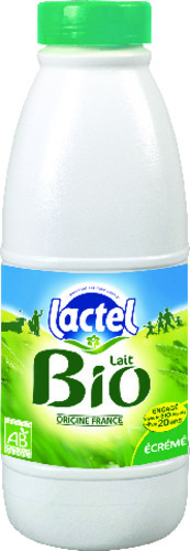 Lait uht ecreme bio bouteille de 1 l 