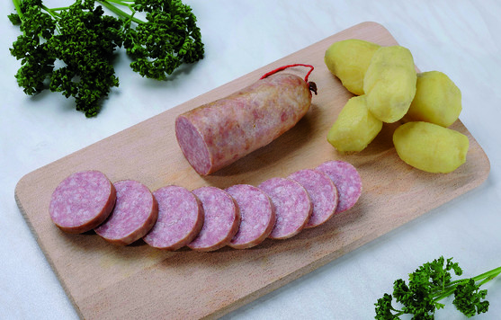 Saucisson lyonnais à cuire barquette de 2.5kg environ (6 pièces)