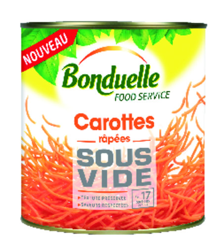 Carottes râpées s/vide  