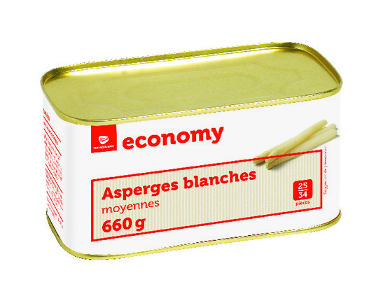 Asperge blanche calibre moyen 25/34 