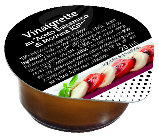 Vinaigrette au vinaigre balsamique cup de 20 ml