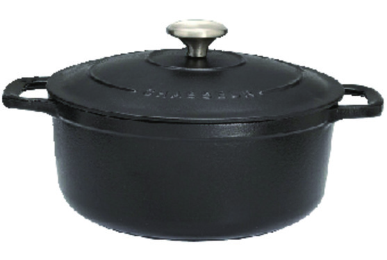 COCOTTE FONTE RDE NOIR D12CM  