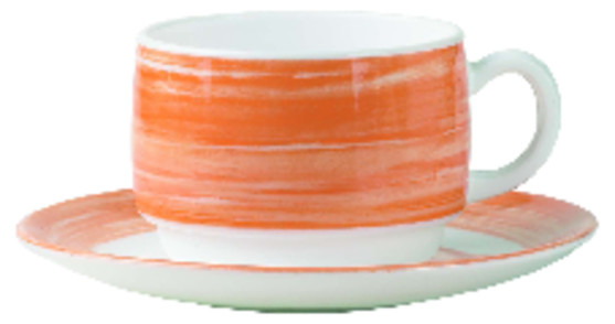 S/TASSE KF BRUSH ORANGE D140  