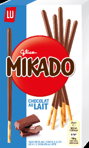 LU Mikado pocket chocolat au lait 