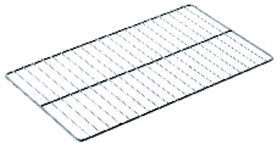 Grille plate en inox gastronorme 2/1 dimension 53 x 32.5 cm